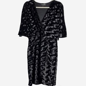 Lulu's Mesmerize on the Prize Crushed Black Velvet Dress